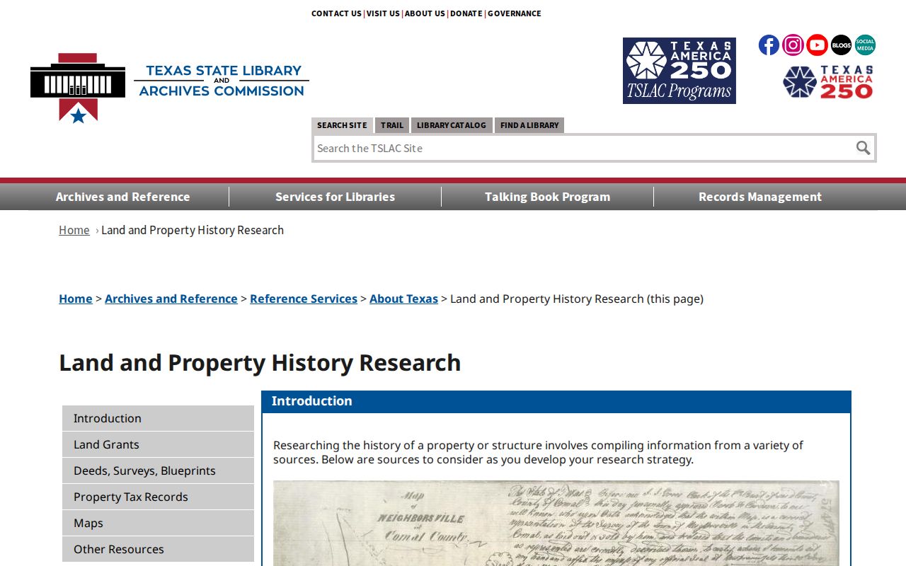 Sugar Land previous residents house history research guide